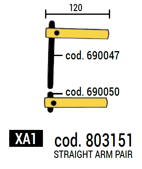 ModularDigital kar készlet XA1 120mm