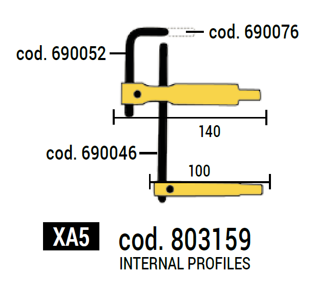 ModularDigital kar készlet XA5 140mm