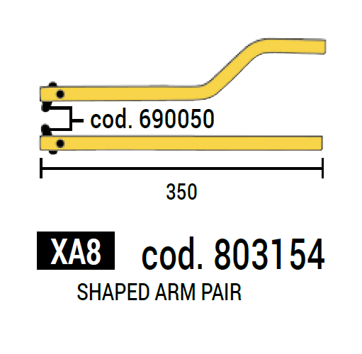 ModularDigital kar készlet XA8 350mm