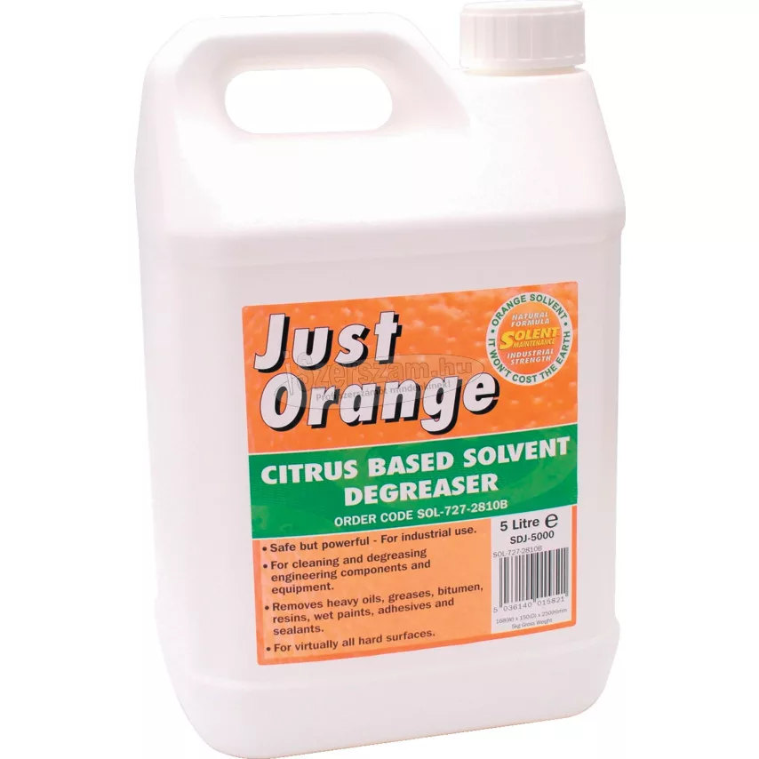 Solent Maintenance JUST NARANCS CITRUS ALAPÚ OLDÓSZERES ZSÍRTALANÍTÓ 5 L